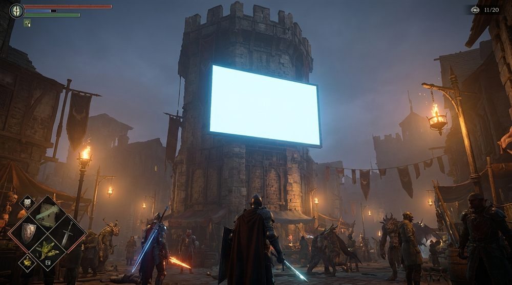 In-Game Billboard — Open World RPG