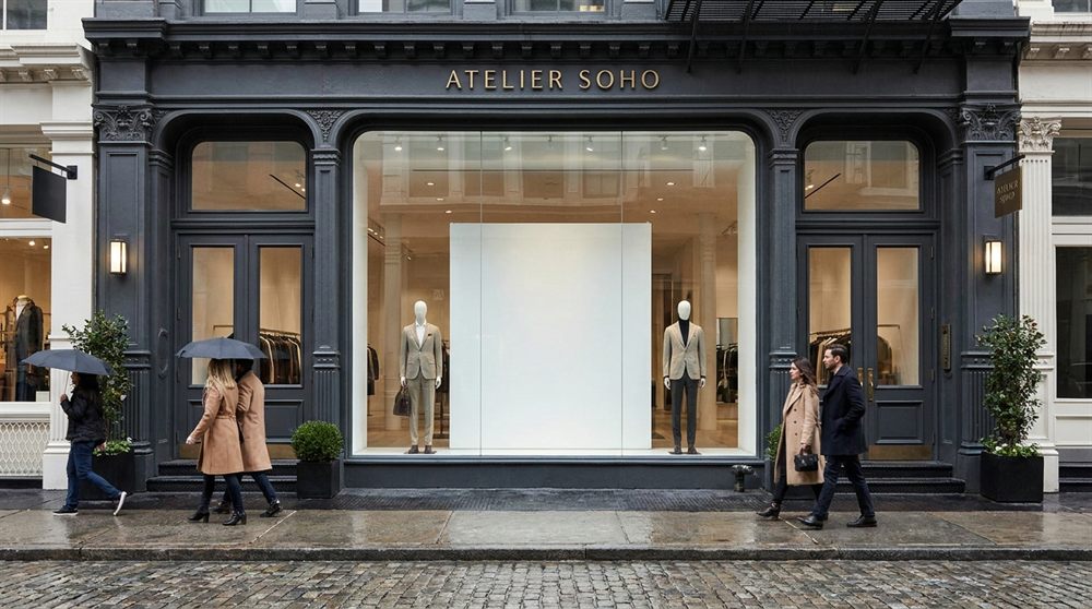 NYC Boutique Window Display